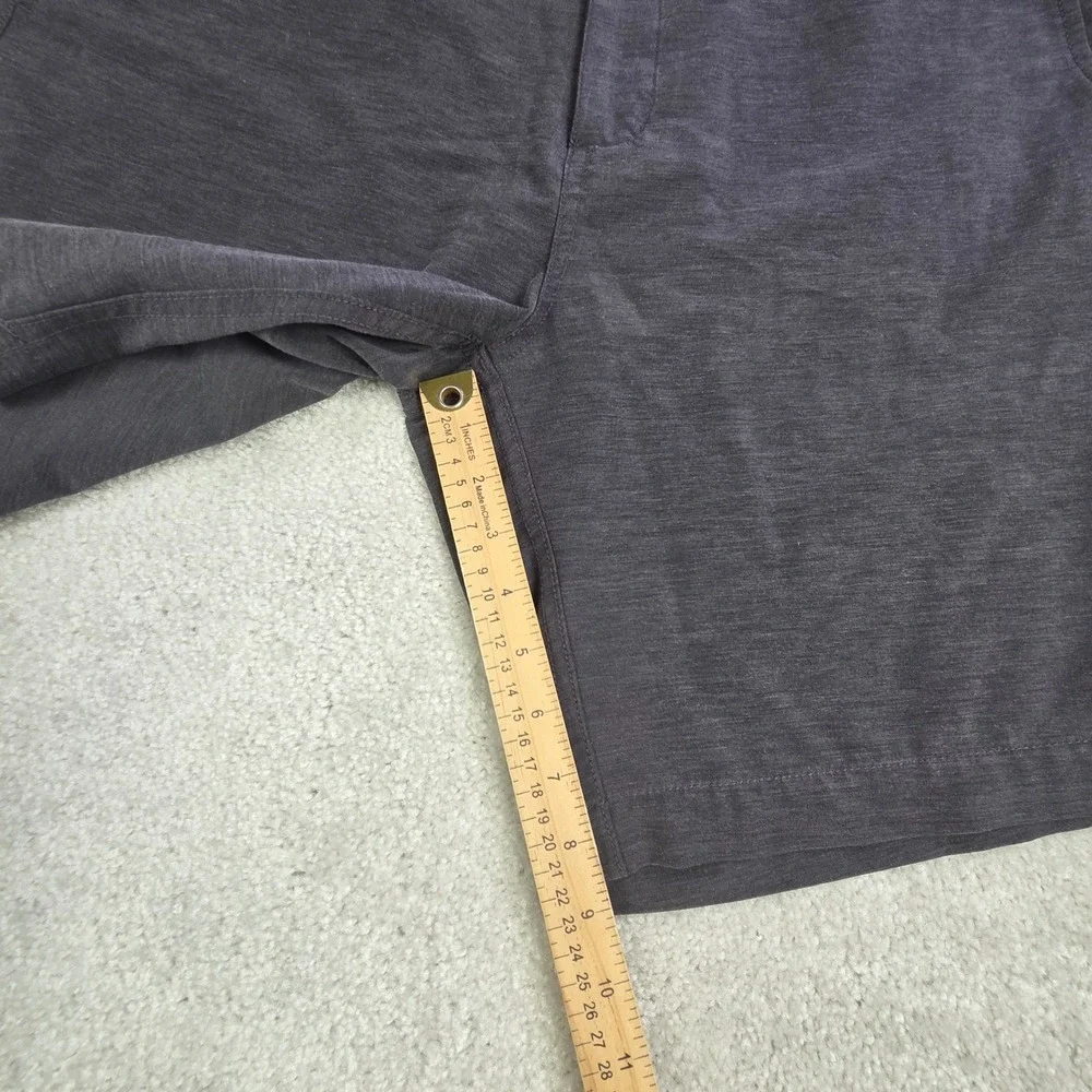 Faherty All Day Shorts Mens 38 Gray Flat‎ Front Stretch Lightweight